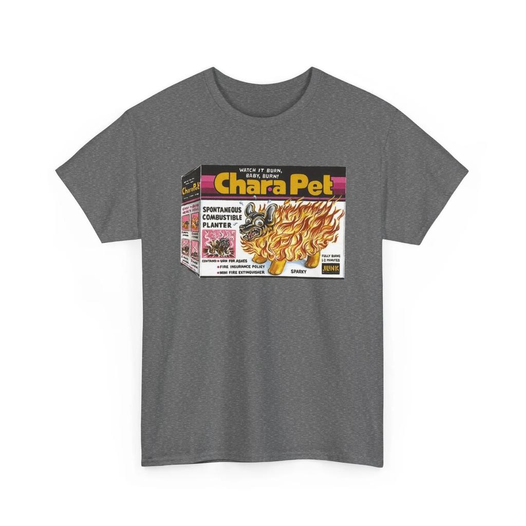 Wacky Packages Chara Pet Printed T shirt Funny Chia Pet Parody Collectible Item