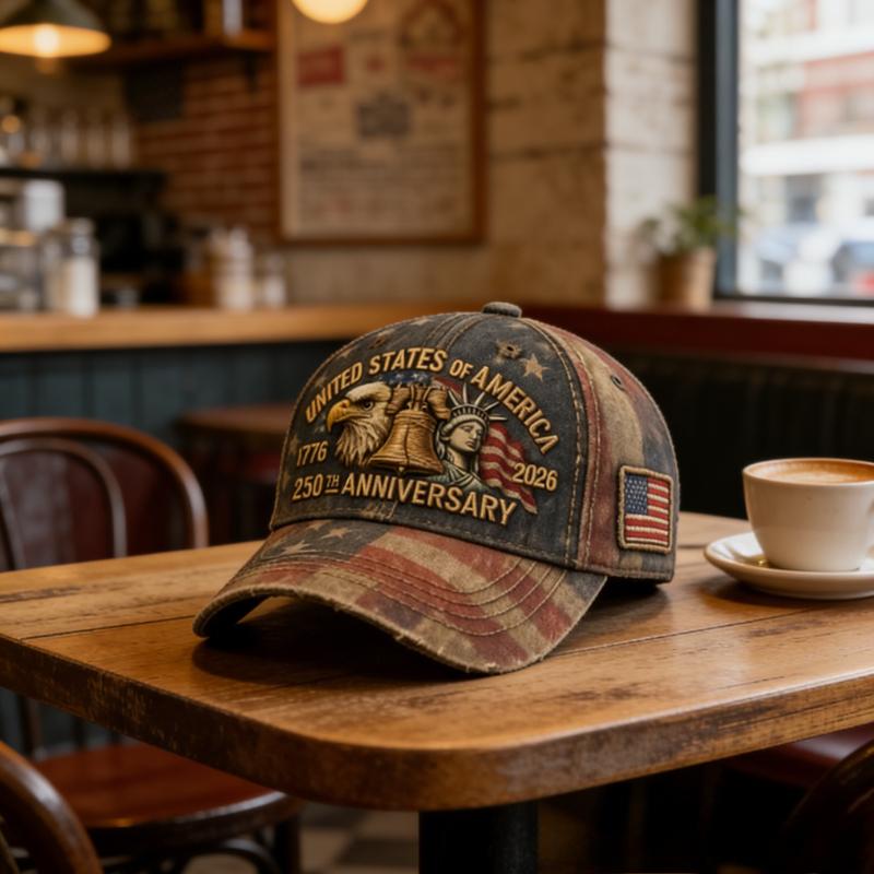 Eagle Commemoration Anniversary 3D Printed Baseball Cap, Casual Outdoor Sunshade Visor Hat, Unisex for Men & Women, Breathable