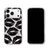 Acrylic Back TPU Bumper for Iphone 12 18 Pro Max 17 Pro Air 11 15 XR XS Max 16 Plus 14 13 Black - and - White Lips Hone Case Shockproof Cover