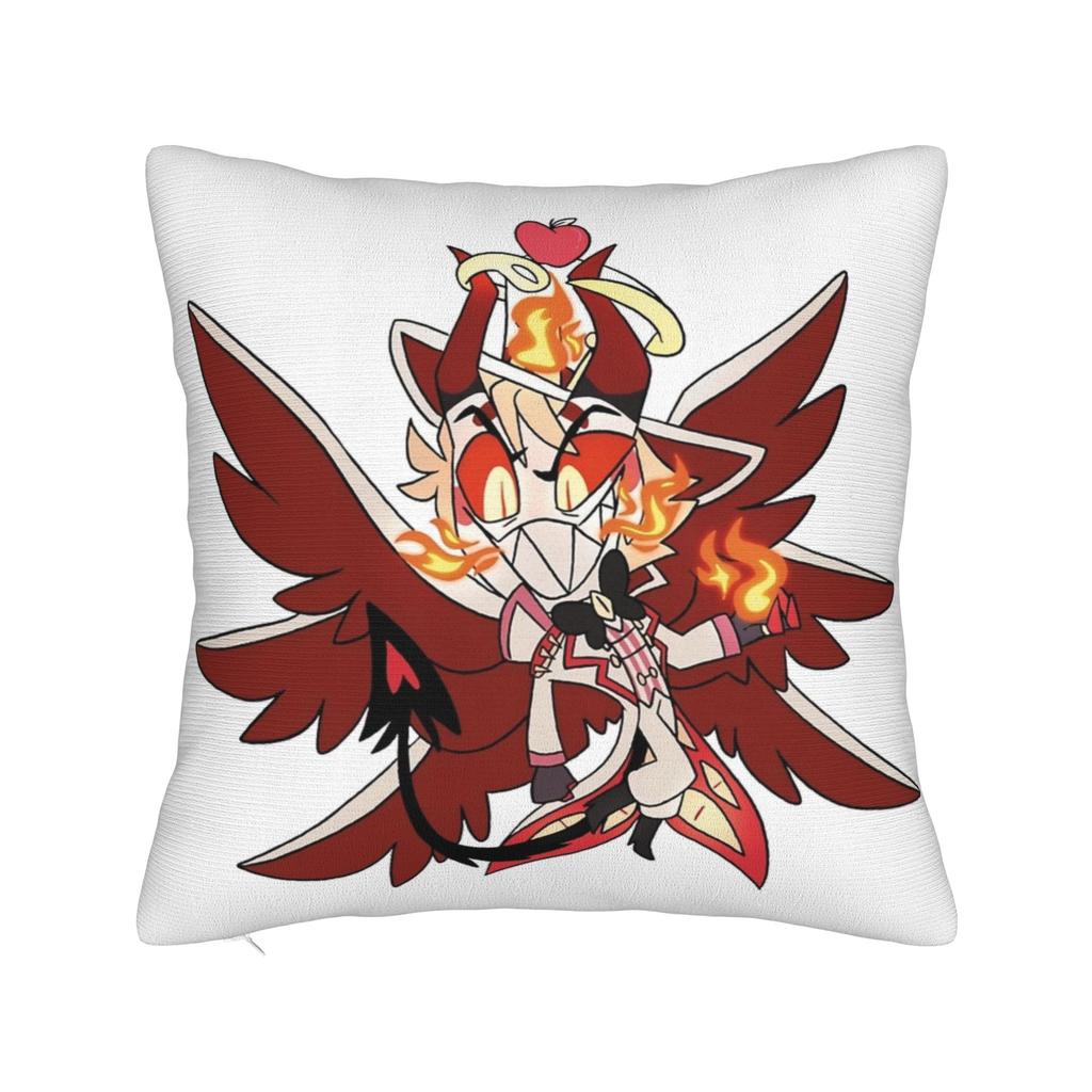 Lucifer Hazbins Hotels Pillowcase Soft Polyester Cushion Cover Gift  Pillow Case Cover Bedroom Square 40X40cm