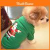 Christmas Pet Vest Dog Puppy Hoodie Sweater Cozy Festive Warm Clothes Costume Shirt For Holidays