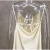 Abito Lungo da Donna con Bretelle 3D Floreale Abito da Festa da Donna Scollo Profondo a V Senza Maniche Schiena Nuda Spacco Cut-Out Abito da Donna Estivo
