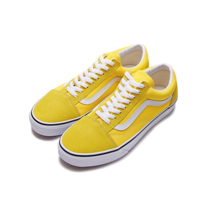 Vans Old Skool Cyber Yellow Unisex Sneakers True-White VN0A3WKTCA1