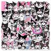 50Pcs Sanrio Anime Kuromi Stickers Laptop Skateboard Guitar Suitcase Motorcycle Graffiti Decal Waterproof Kawaii Sticker Toy