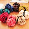 Fashion Cloth Rose Flower Hairpin Hair Claw Clip Women Barrette Accessories