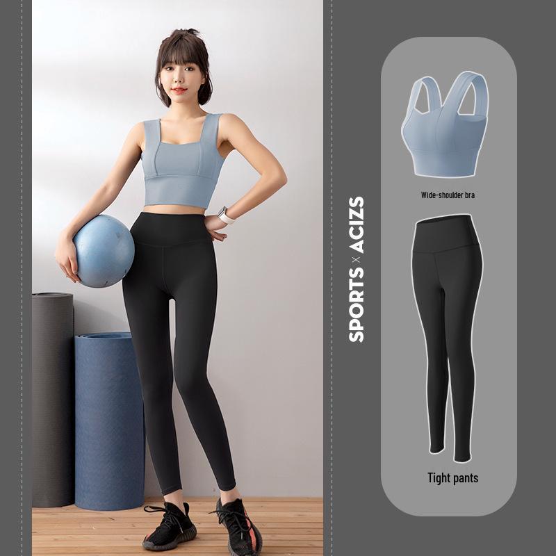 Conjunto Esportivo e de Yoga com Sutiã Esportivo Emagrecedor Costas Nuas Feminino 2025