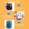 Rotatable Colorful Bean Can Toy Stress Anxiety Relief Educational Brain Teaser Sensory Bead