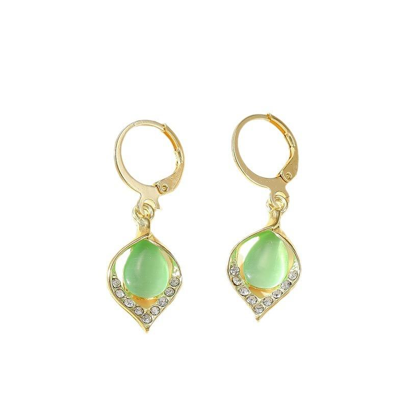 BlingBay Women's Pendant Earrings Light Luxury Water Drop Shape Elegant Lady Earrings Girls Party Birthday Jewelry Gift