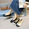 New Style Single-Layer Shoes Women Spring and Autumn Solid Shallow Flat Soft Bottom Elegant Mother Slip-on Shoes Plus Size 43