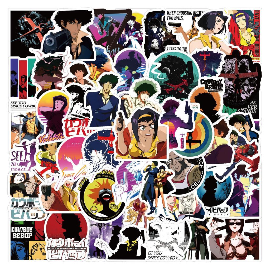 60 Cartoons, Interstellar Denim Doodle Stickers, Decorative Suitcase, Skateboard, Car Notebook, Guitar Stickers