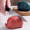 1pc Adorable Elephant-Shaped Kitchen Knife Sharpener - Quick & Easy Manual Sharpening