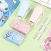 Cute Cartoon Mini Stapler+ Staples Set Adorable Multifunctional Desk Tool for School Office Home Use Kids Gift