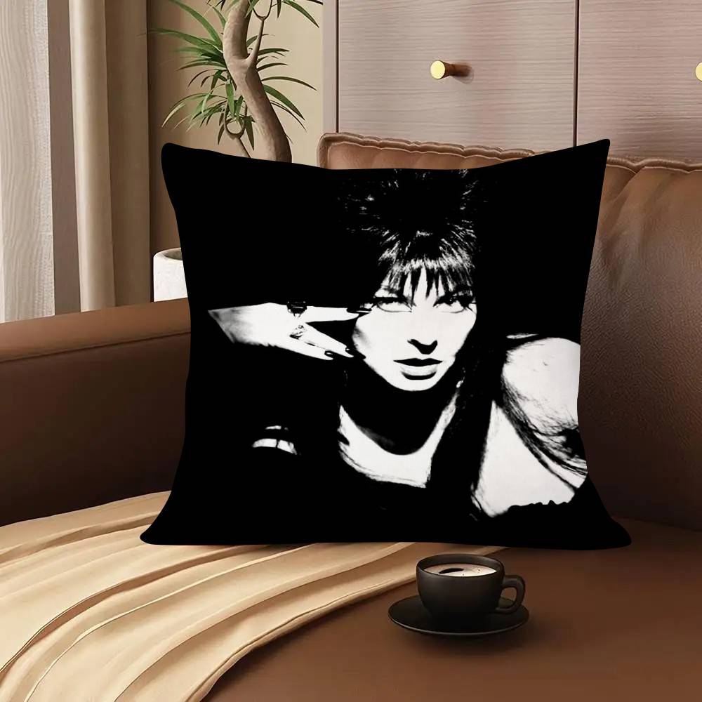 1Pc Film E-Elvira M-Mistress Of The D-Dark Pillow Case Fashion Square Pillowcase Bedroom Sofa Room Ins Decoration Leisure
