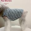 Trendy Denim Patchwork Vest for Small Dogs & Cats - Sleeveless Pet Apparel for Puppies, Teddy, Bichon, Corgi