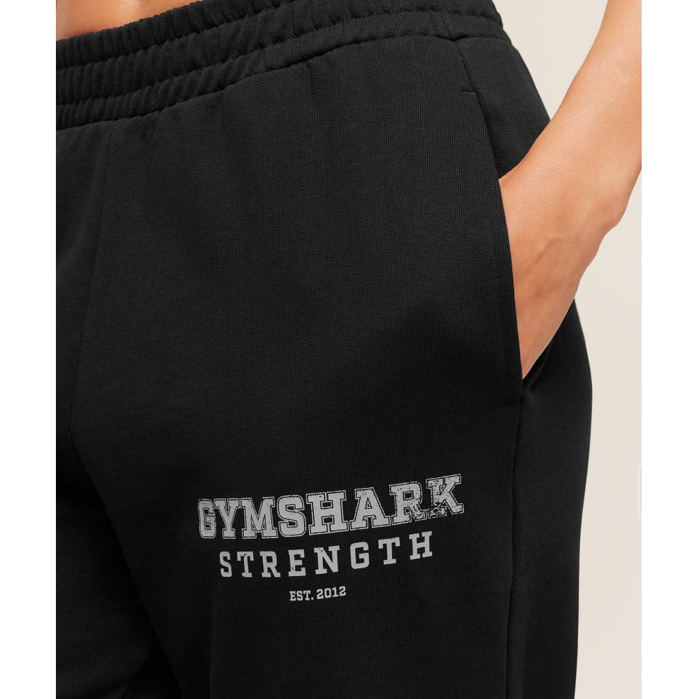 Gymshark Strength Graphic Joggers Black B4b9p Bb2j