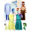 Anime Movie Inside Out Joy Cospaly Costume Joy Anger Fear Cos Outfits For Adult Kids Halloween Stage Performance CostumeGifts