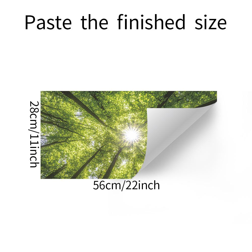 Spring Sunshine Forest Ceiling Roof Bedroom Living Room Home Beautification Stickers
