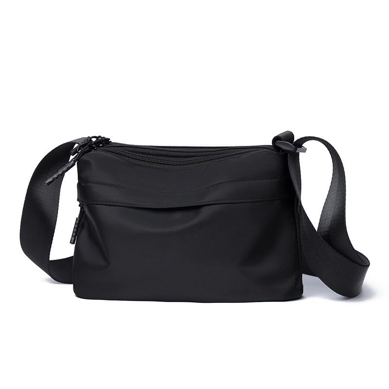 Borsa Piccola Quadrata da Viaggio d'Affari da Uomo a Spalla o a Tracolla di Nicchia Anti-Schizzo Leggera da Uomo