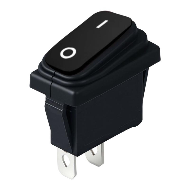 Efficient Waterproof Device Toggle Switches 2 Pin Plastic & Brass Switches Electrical Control Switches for Secure Installation