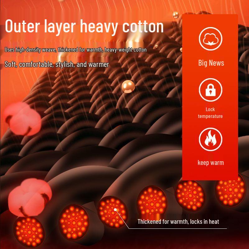 Mark Hua Fei Herren Schweres Fleece Kapuzensweatshirt