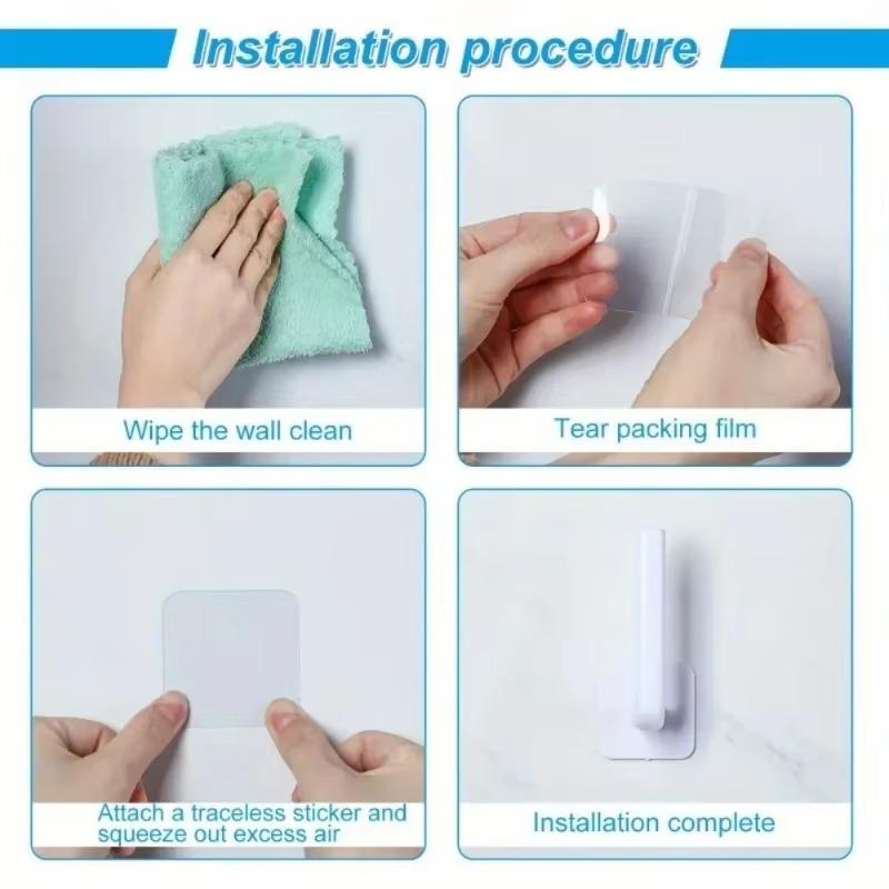 10Pcs Cap Holder Hat Rack for Baseball Caps Adhesive Hat Hooks Vestibule Hanging Clothing Tube Paper Cup Drain Hook