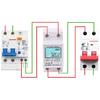 Single Phase Energy Meter Electricity Usage Monitor kWh Din Rail Power Meter