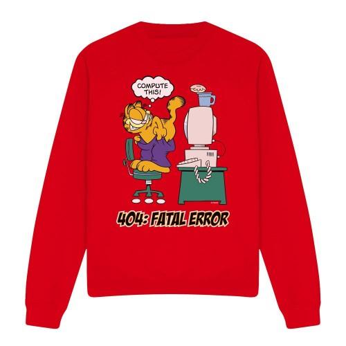 Garfield Unisex Vuxen Compute This Tröja