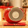 Ceramic God of Wealth Decoration Household Office God of Wealth Modern Simplicity Desktop Piggy Bank Store Opening Gift Box New