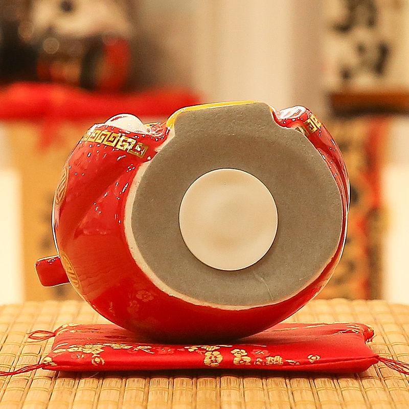 Décoration Céramique Dieu de la Richesse Ménage Bureau Dieu de la Richesse Simplicité Moderne Tirelire de Bureau Boîte Cadeau d'Ouverture de Magasin Nouveau