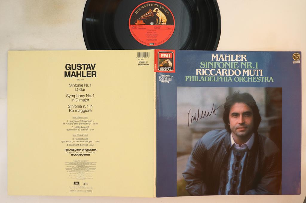 LP Record RICCARDO MUTI  Mahler Symphonie No. 1 In D 2700071 HIS MASTERS V 1984 Germany Classical Used