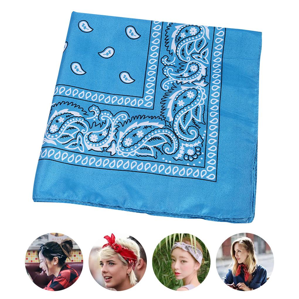 3Pcs Riding Printed Square Unisex Cycling Headband Fashion Polyester Headwear