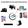 Multi-color Nylon Aux Cable Audio 3.5mm Plug Aux Audio Cable Line Cord For Speakers Cards CD MP3 Players Audio Cables 1 Meter