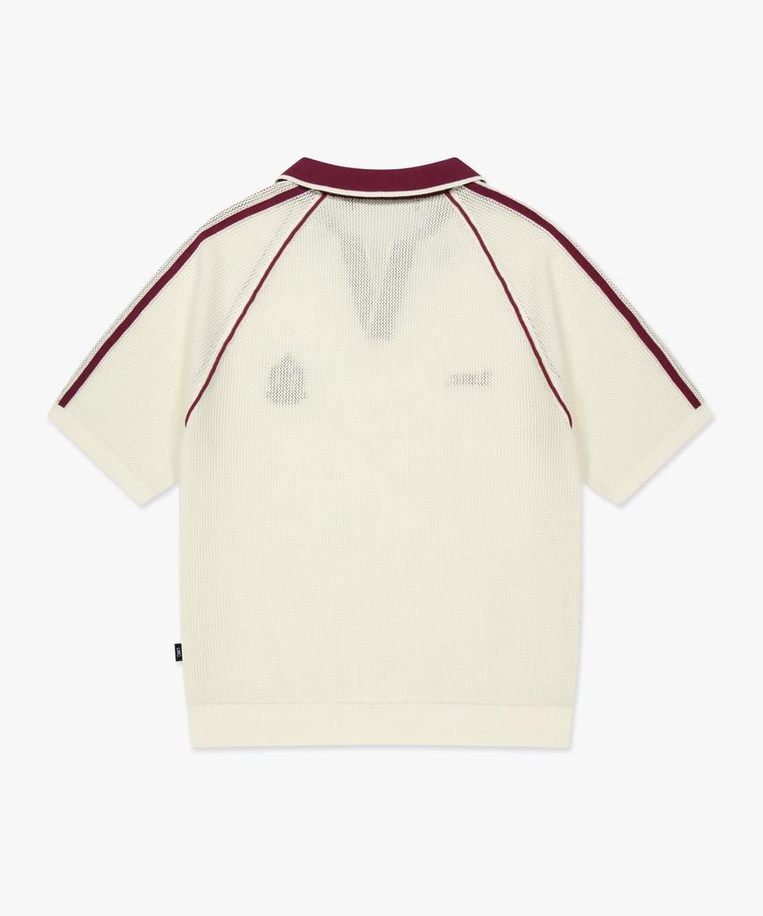 LMC Line Point Skipper Half Knit Ivory
