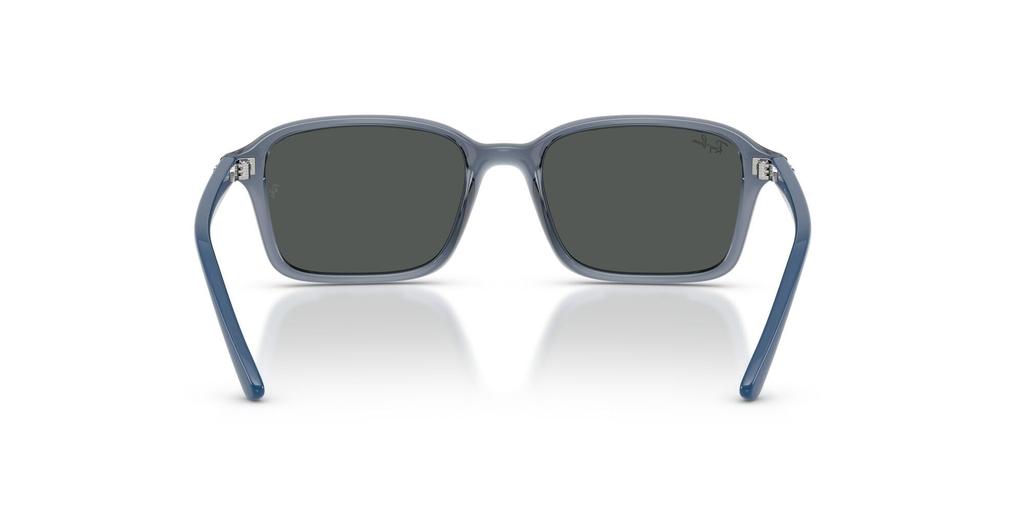 Transparent 0RJ9131S Ray-Ban Sunglasses, Blue/Dark Grey, 50mm,