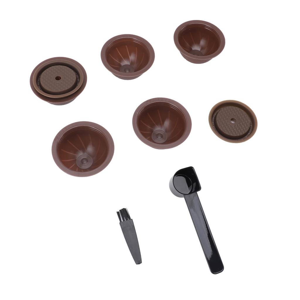 Reusable Capsule Kit For Nestle Vertuoline Coffee Machine with 5pcs Empty Refillable Pods 2pcs