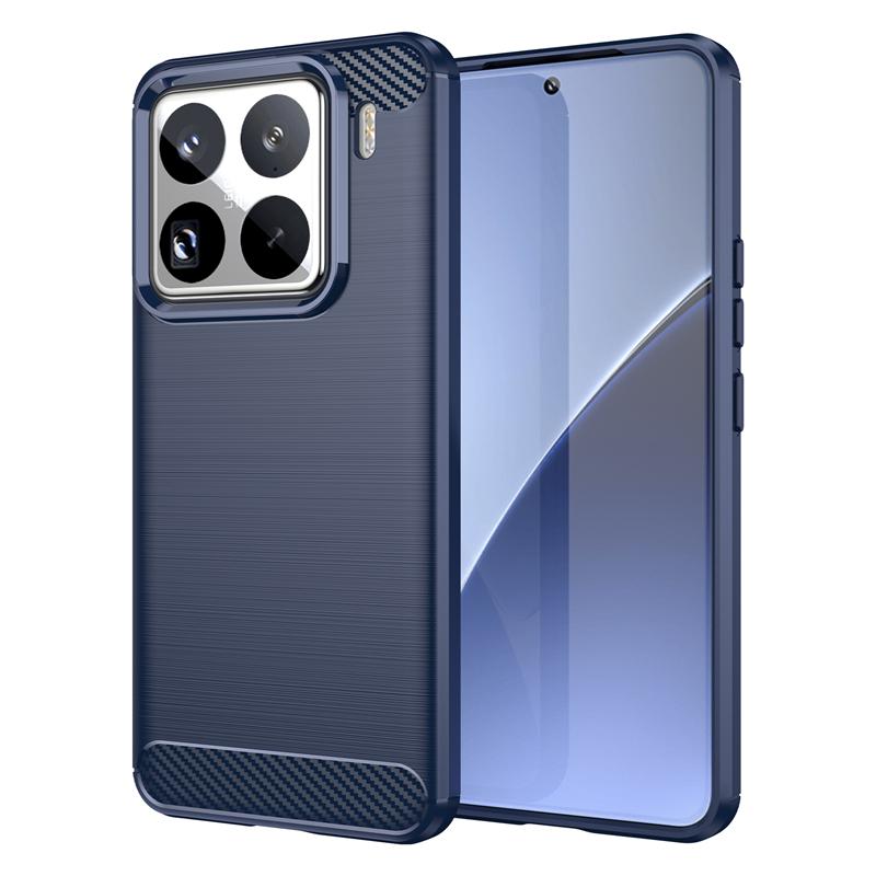 For Xiaomi 15 Pro Case Shockproof Anti-knock Soft Silicone Carbon Fiber Back Cover For Xiaomi 15 Pro Case For Xiaomi 15 Pro Case