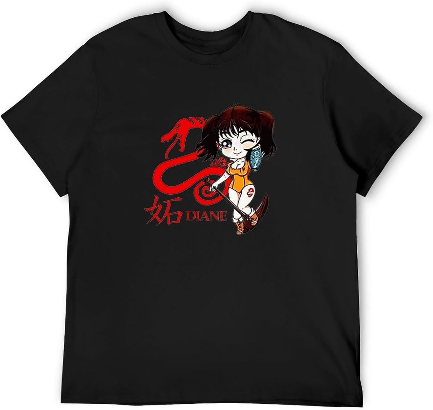 Diane Seven Deadly Sins Envy Men s T Shirt Black Unisex Mens Tees XS чёрный