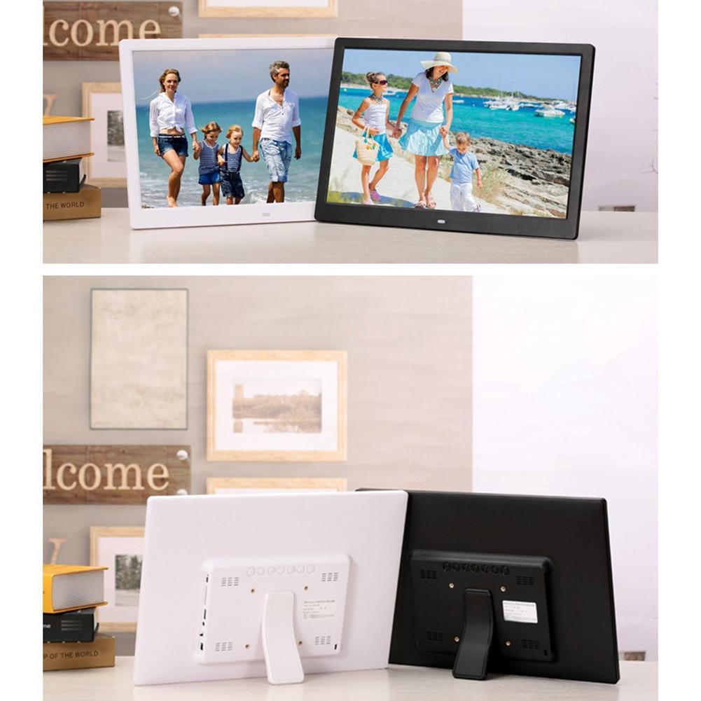 A03F-15.4 Inch Digital Picture Frame HD 1280X800 Electronic Photo Frame Music Movie Video Player Function