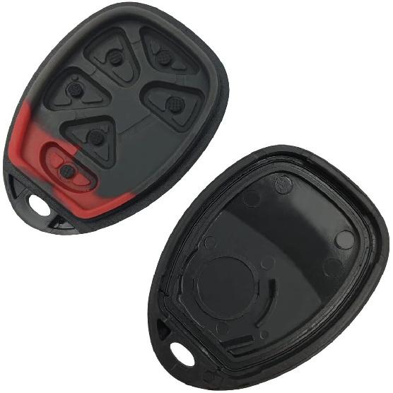 Keyless Entry Remote Control Key Fob Shell Case Replacement Fit for Chevy Suburban Tahoe Traverse GMC Pontiac Saturn Suzuki Cadillac Buick (6
