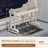 Stainless Steel Multifunctional Kitchen Sink Dish and Bowl Storage Rack
