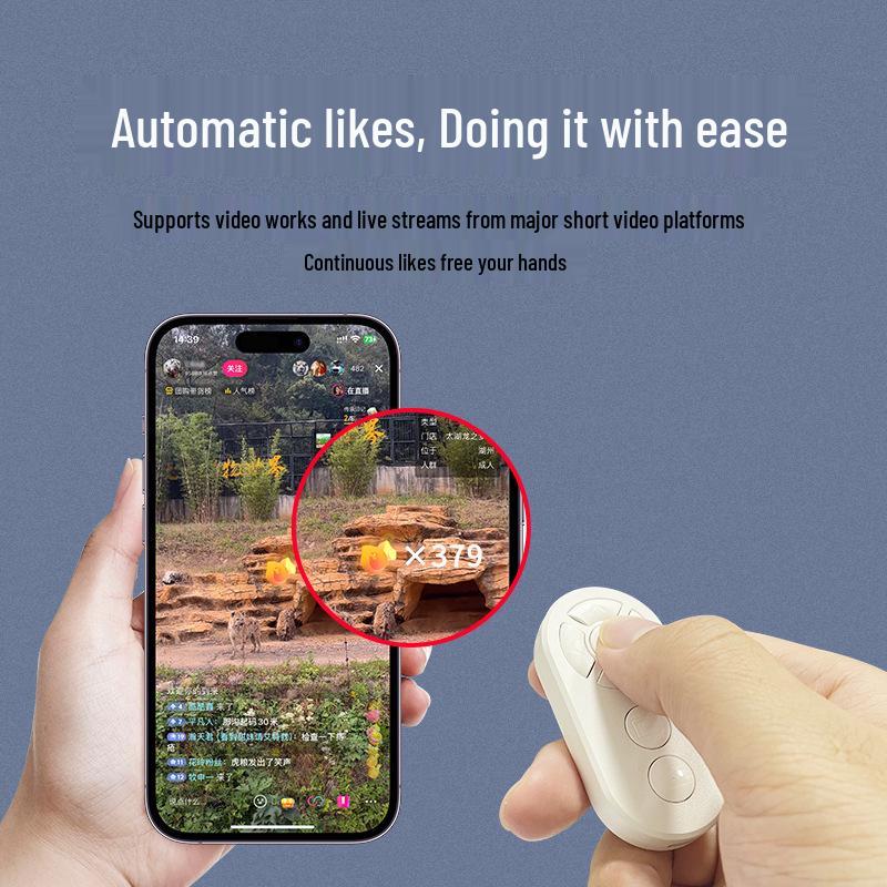 Rechargeable Multi-Functional Bluetooth Page Turner & Video Controller