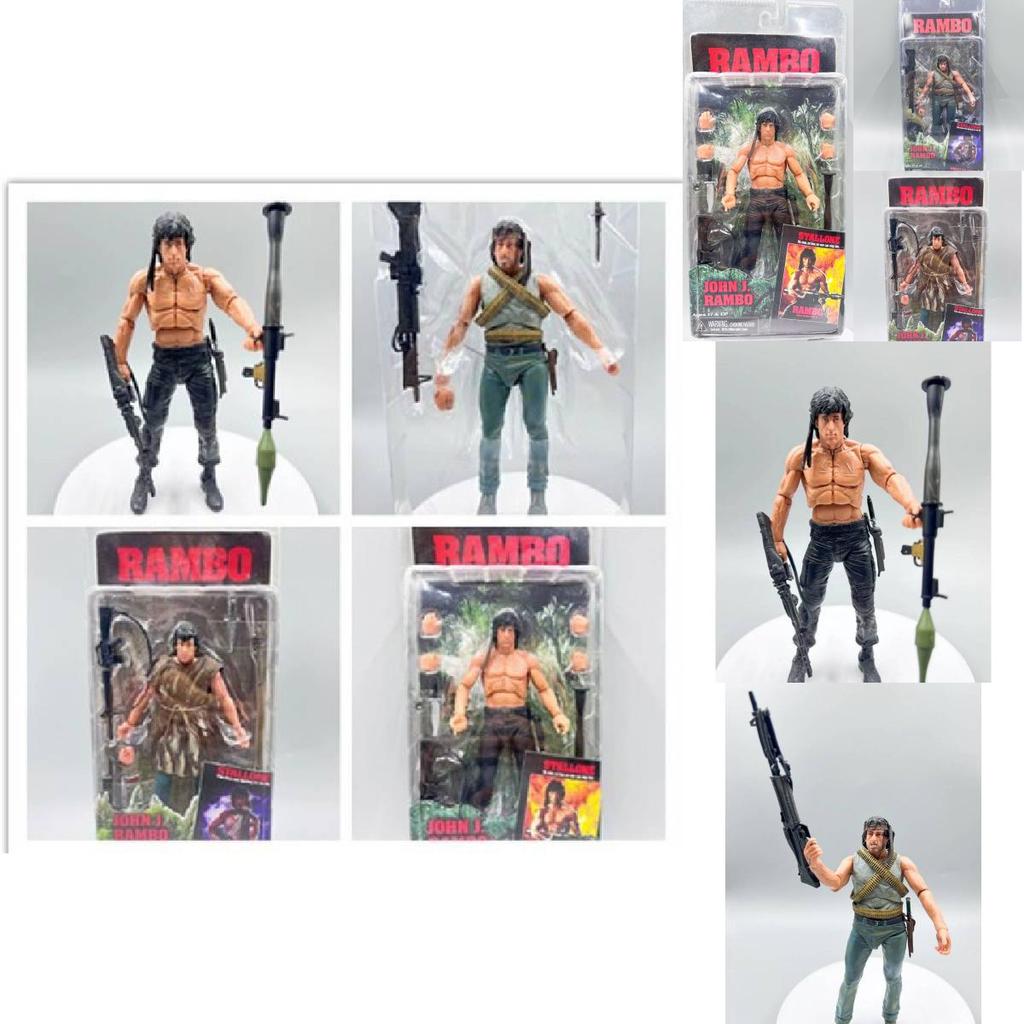 First Blood Rambo Survival Edition Sylvester Stallone 7 Inch Pvc Action Figure