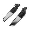 2pcs Motorcycle Rearview Mirror Adjustable Rotating Wind Wing Mirror Replacement for Ninja 250 300 H2 H4