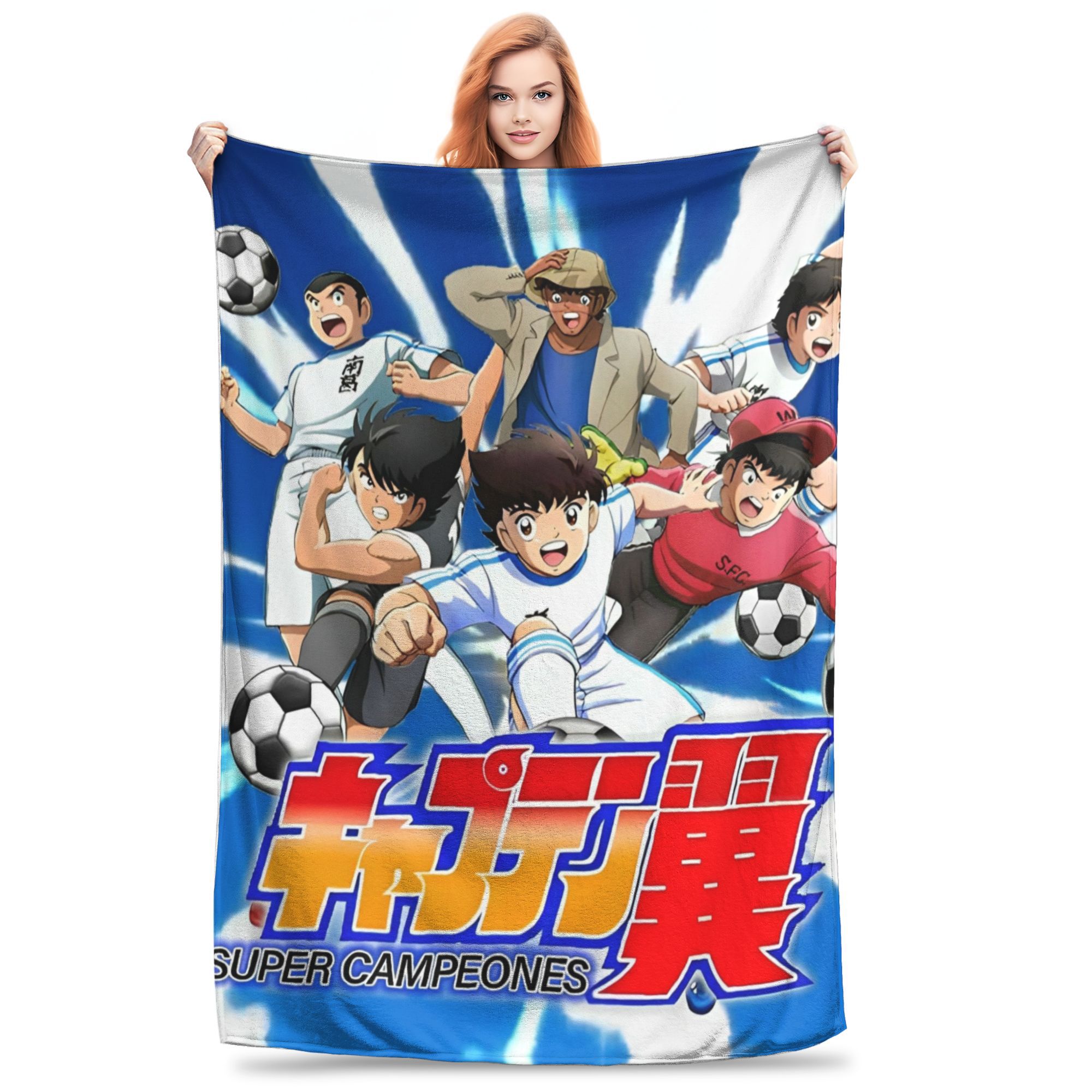

Captain Tsubasa Ozora Tsubasa Blanket Coral Fleece Plush Lightweight Throw Blankets for Car Sofa Couch Bed Rug 30x40in
