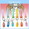Soft Pvc Sheep Keychain Cute Cartoon Style Colorful Keyring For Gifts And Occasions