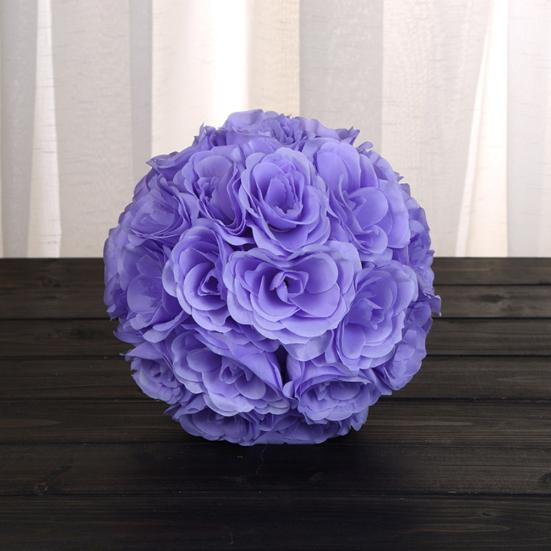 7inch Artificial Rose Silk Flower Kissing Ball Wedding Party Mall DIY Decoration