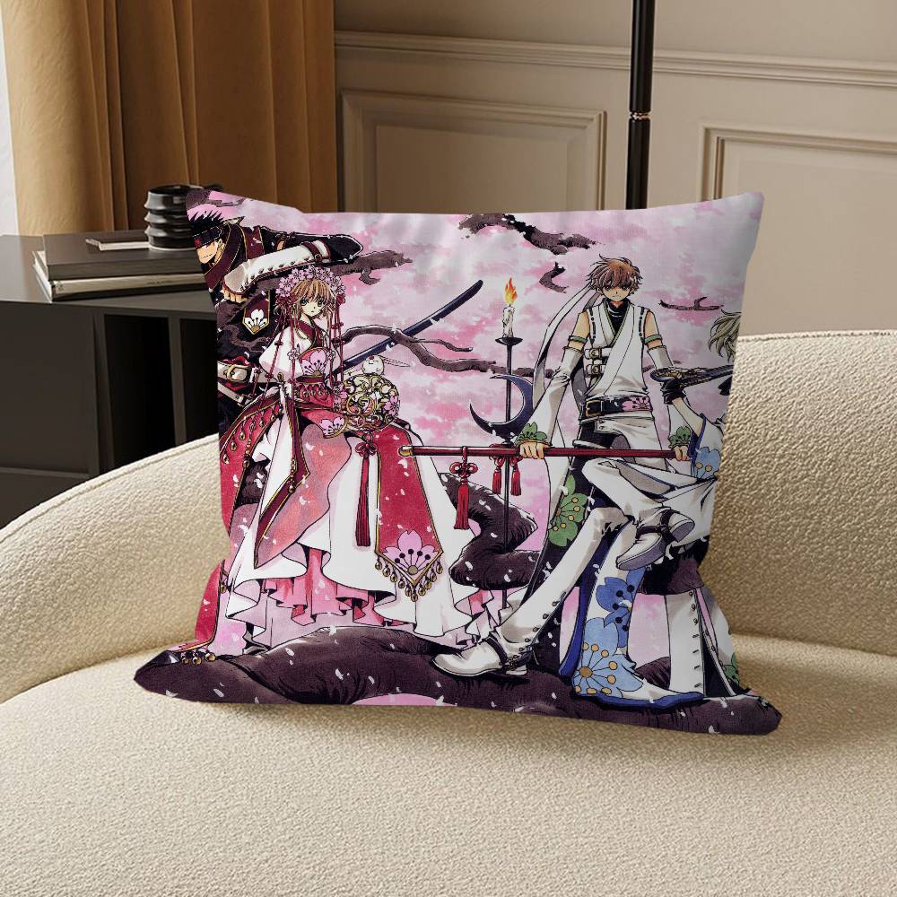Anime T-Tsubasa Reservoir Chronicle Pillow Cover Sofa Cushion Cover Home Room Decoration Children Gift