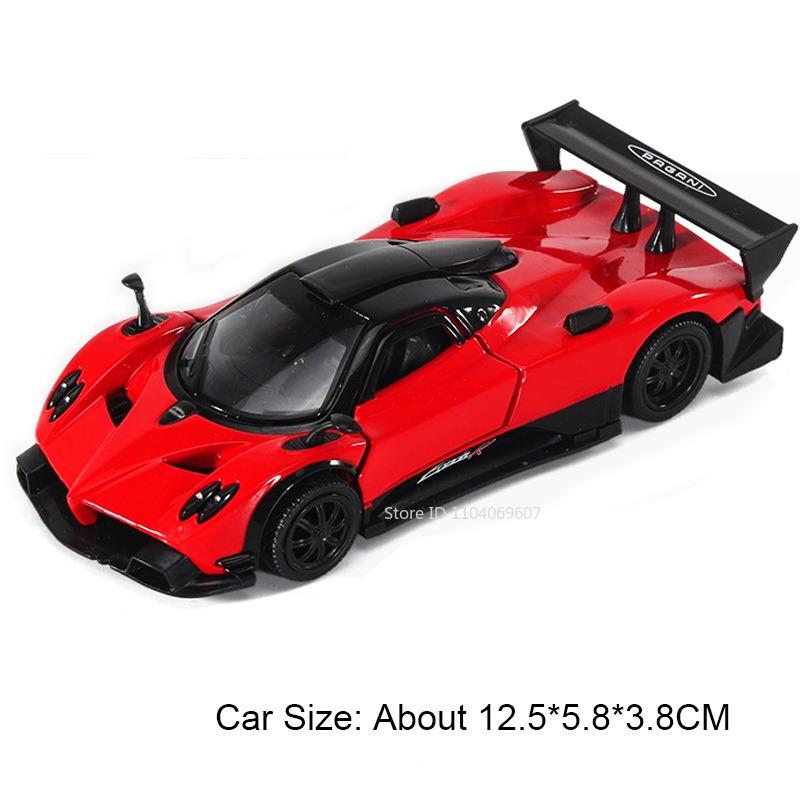 1:36 Pagani Huayra Zonda Utopia Supersportwagen Modell Spielzeug Legierung Druckguss Mini Toyota Land Cruiser Türen Geöffnet Rückzieher Für Kinder Geschenke