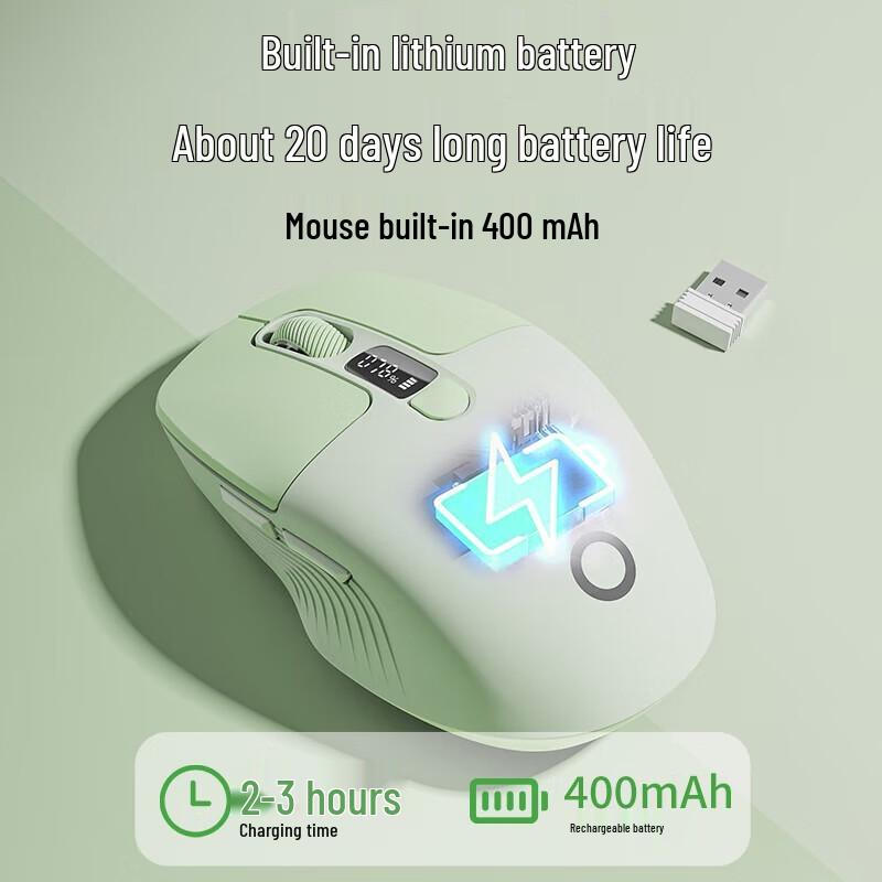 EWEADN Wireless Dual-Mode Rechargeable Mouse