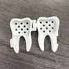 5Pcs Toothbrush Head Box Travel Toothbrush Head Case Tooth-Shaped Protective Box with Lid for Home